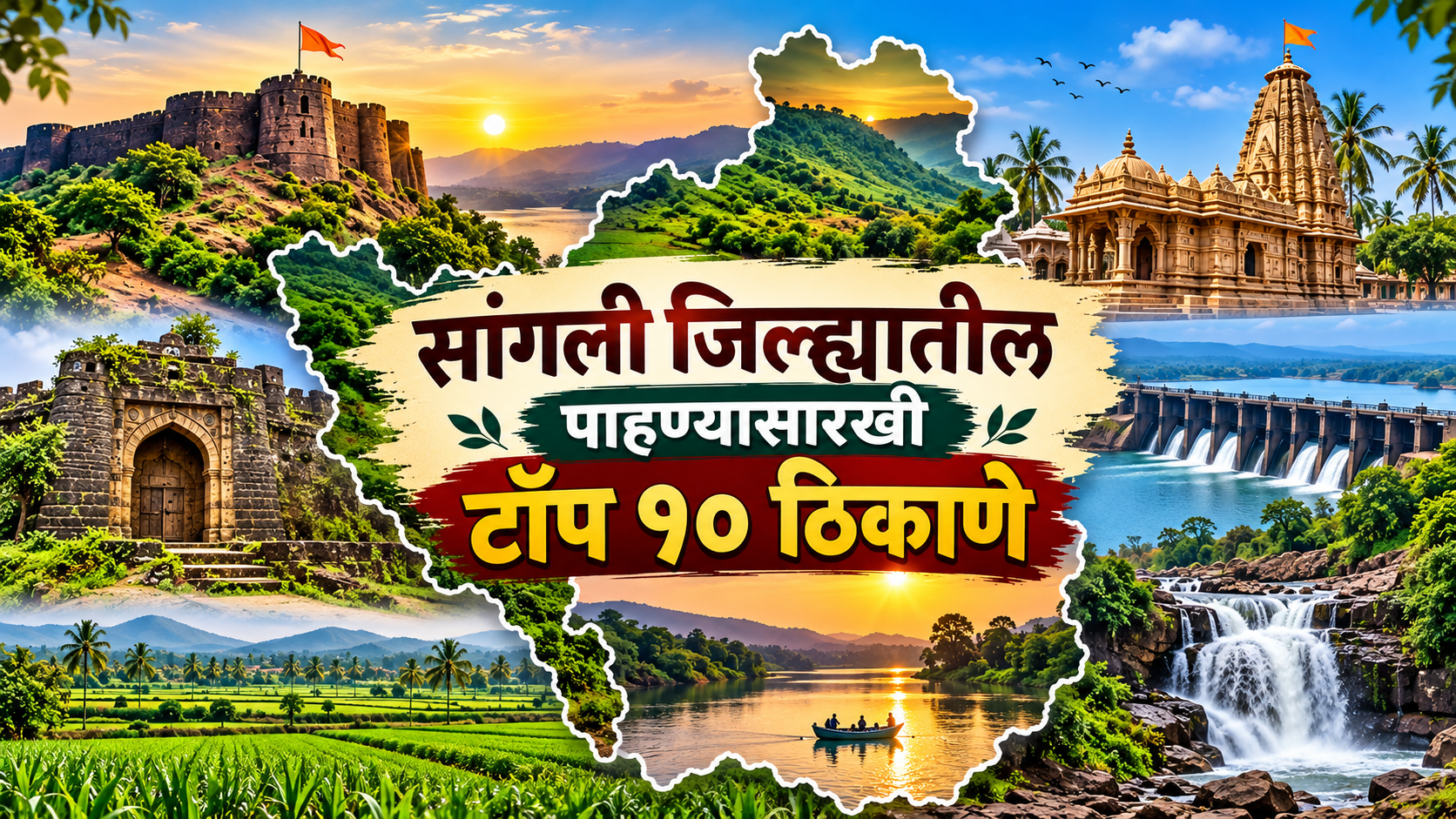 सांगली जिल्ह्यातील पाहण्यासारखी टॉप १० ठिकाणे