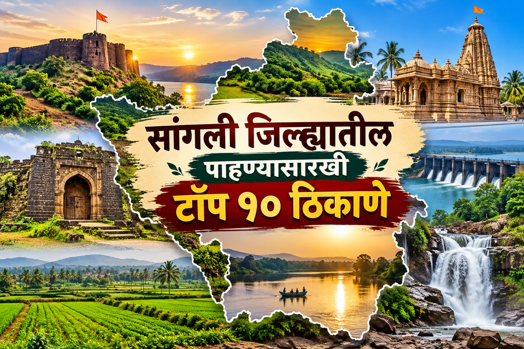 सांगली जिल्ह्यातील पाहण्यासारखी टॉप १० ठिकाणे