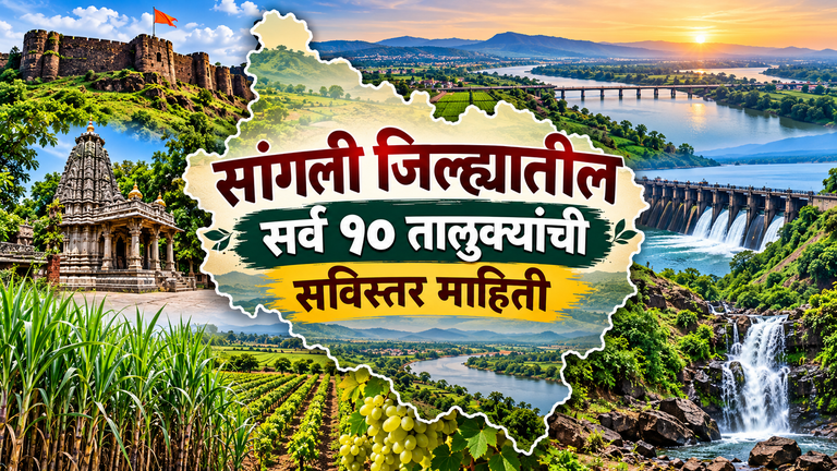 Sangli district 10 talukas information